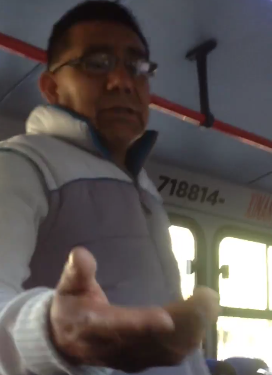 Línea Xinantecatl ataca de nuevo: «Si no está autorizado pues bájate», así amagó chofer a usuario que pagaba 8 pesos