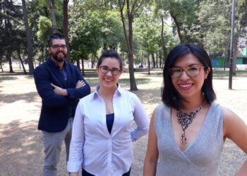 Manuel Ureste, Miriam Castillo y Nayeli Roldán