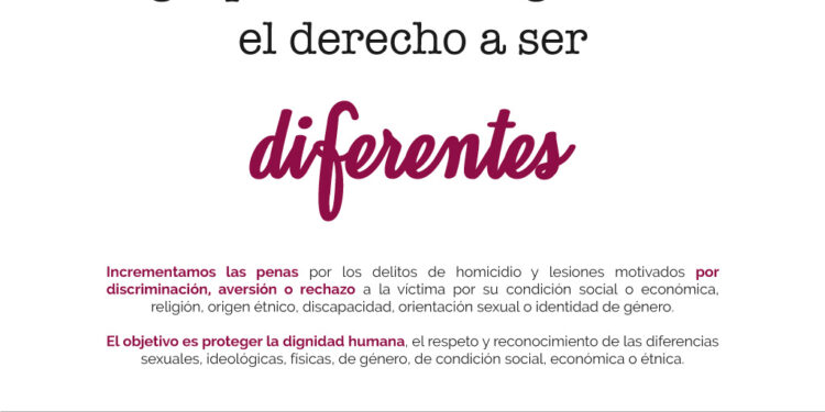 CRÍMENES DE ODIO SERÁN CASTIGADOS HASTA CON PRISIÓN VITALICIA