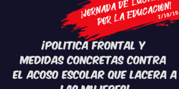 Estudiantes invitan a la Jornada de lucha por la Educación