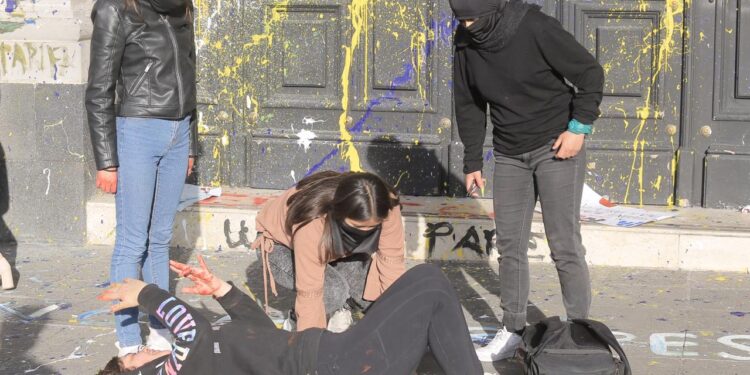 Comunicado de morena por disturbios de encapuchados en la Cámara de Diputados