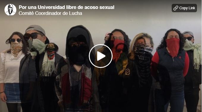 Durante años la universidad a encubierto el problema del acoso sexual