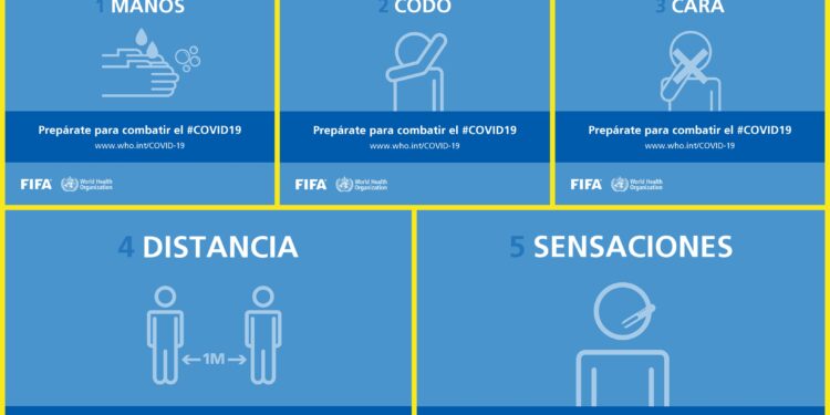 Transmite el mensaje: cinco pasos para eliminar el coronavirus