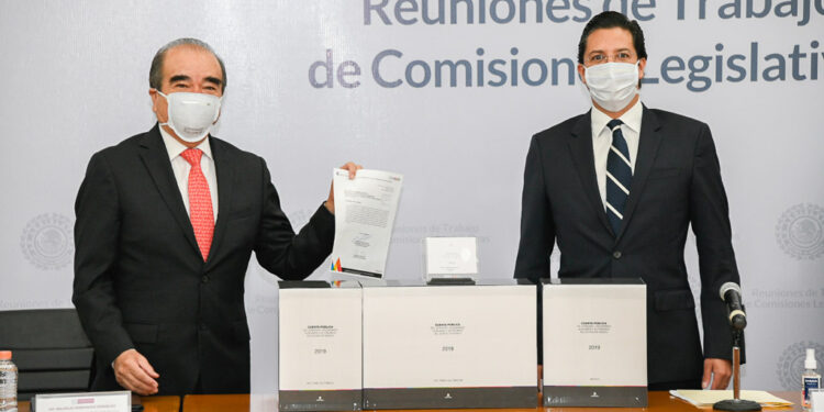 Recibe la Legislatura mexiquense la Cuenta Pública estatal 2019