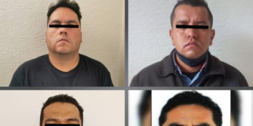 Detienen a cuatro sujetos por robo con violencia a un inmueble de zona Esmeralda, en Atizapán