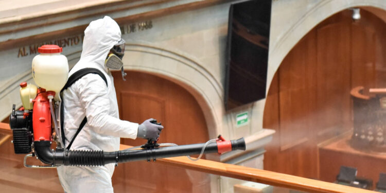 Refuerzan medidas sanitarias para periodo extraordinario del Congreso