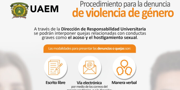 Procedimiento para denunciar violencia de género en la UAEM