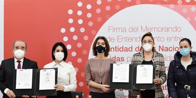 Firman Acuerdo Congreso mexiquense y ONU Mujeres