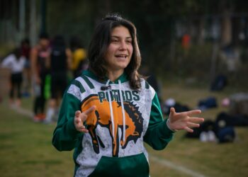 Tras ocho años de practicar tocho bandera Joanna Jiménez Estrada, ha visto cristalizar su sueño, siendo campeona, con el representativo universitario