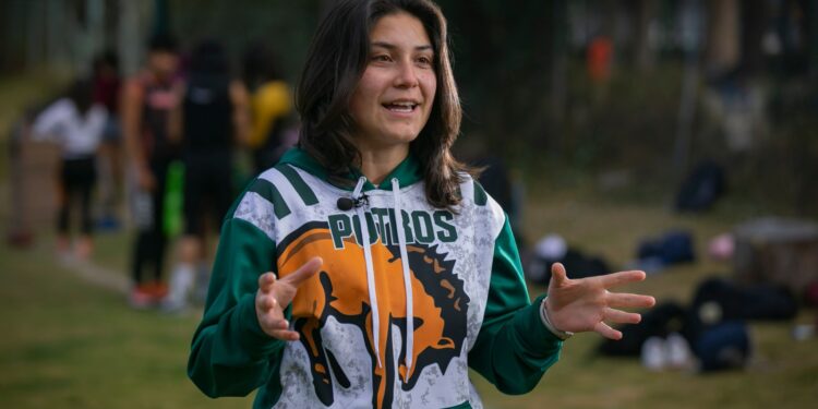 Tras ocho años de practicar tocho bandera Joanna Jiménez Estrada, ha visto cristalizar su sueño, siendo campeona, con el representativo universitario