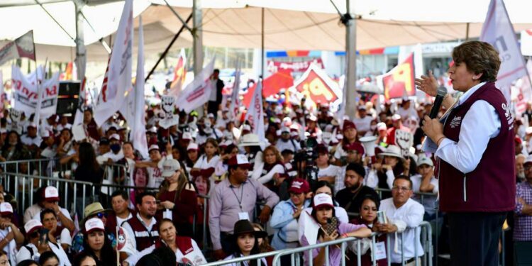 Más de 10 mil personas en Cuautitlán Izcalli ovacionan el “Proyecto del Cambio” de la maestra Delfina Gómez