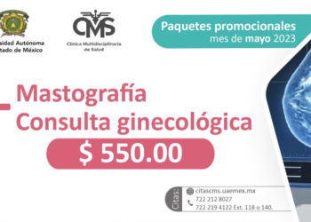 Durante el mes de mayo, cuatro paquetes de atención médica a precios accesibles para mujeres adultas.
