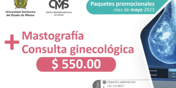 Durante el mes de mayo, cuatro paquetes de atención médica a precios accesibles para mujeres adultas.