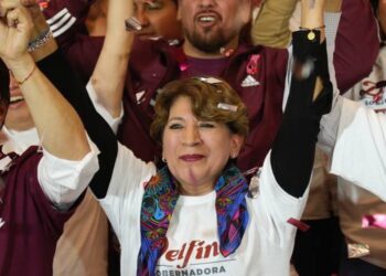 La ventaja representa 10.1% de votos a favor de la maestra Delfina Gómez