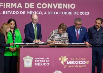 La gobernadora reconoció el apoyo de la UAEMéx y adelantó que con la puesta a disposición de unidades móviles de esterilización que serán desplegadas en todo el territorio estatal.