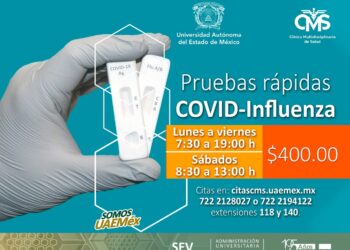 El costo es de 400 pesos, con resultados en 15 minutos.