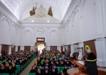 Carlos Eduardo Barrera Díaz, encabezó la ceremonia de Entrega de Grados de Maestría y Doctorado Otoño 2023