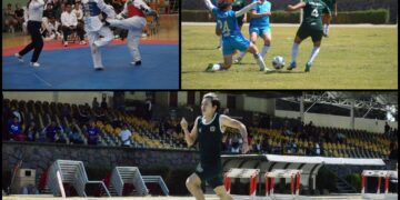 Un contingente integrado por 426 deportistas de la Universidad Autónoma del Estado de México (UAEMéx) participará en la Etapa Regional del Consejo Nacional del Deporte de la Educación, donde buscará su boleto para la Universiada Nacional 2024, la cual tendrá como sede Aguascalientes, del 11 al 28 de mayo. Dicha Etapa Regional tendrá verificativo del 12 al 26 de abril, en diversas sedes de la Autónoma mexiquense, así como de la Universidad Nacional Autónoma de México (UNAM), el Instituto Politécnico Nacional (IPN), la Universidad Autónoma Metropolitana (UAM) y el Instituto Tecnológico y de Estudios Superiores de Monterrey (ITESM). En total serán 23 disciplinas en las que tomarán parte los elementos universitarios: Ajedrez, Atletismo, Basquetbol 3x3, Basquetbol, Béisbol, Boxeo Universitario, Escalada Deportiva, Futbol Asociación, Futbol Bardas, Handball, Judo, Karate, Levantamiento de Pesos, Lucha Universitaria, Rugby Seven, Softbol, Tae Kwon Do, Tenis, Tenis de Mesa, Tiro con Arco, Tocho, Voleibol de Playa y Voleibol de Sala. Todos los deportistas y entrenadores universitarios cuentan con el apoyo de las autoridades universitarias, encabezadas por el rector Carlos Eduardo Barrera Díaz, así como de la Dirección de Cultura Física y Deporte de la Universidad Autónoma del Estado de México. Los atletas desean aportar su granito de arena y poner en alto los colores verde y oro para este evento deportivo a nivel nacional, donde participan las mejores universidades del país. Así que todos preparándose para esta Etapa Regional, donde se tiene previsto, según los pronósticos, que la mayoría de estos 426 atletas, puedan estar presentes en la Universiada Nacional 2024.