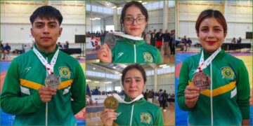 Dentro de las cinco medallas cayó el segundo metal dorado por parte de la estudiante de la Facultad de Geografía, Ximena Sepúlveda González.