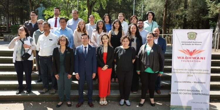La UAEMéx estableció alianza con Fundación Wadhwani para fortalecer habilidades emprendedoras de estudiantes.