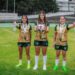 Flor Lorena, Anet Sofía y Edna Selene, representantes del equipo femenil de fútbol de la Universidad Autónoma del Estado de México (UAEMéx), refieren que la práctica deportiva les cambió su vida.