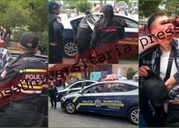 Detienen a presunto delincuente al interior de Ciudad Universitaria de la UAEMéx