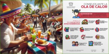 Al exponerse directamente al sol y registrar cuadros de deshidratación graves puede existir el riesgo de afectaciones como el llamado golpe de calor, confusión o desmayo y lesiones en la piel.