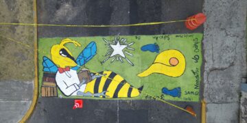 El cebratón forma parte del Programa de Seguridad Vial y Movilidad que impulsa la UAEMéx, en la cual convocó al estudiantado, profesorado y personal administrativo para diseñar y pintar de manera creativa las cebras y pasos peatonales.