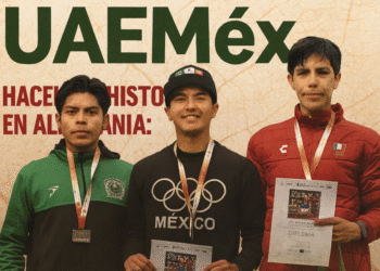 Isaac Porcayo Villarreal y Brandon Pérez Vilchis, atletas de la UAEMéx, conquistaron plata y bronce en el Grand Prix Lusatian Race Walking-Silver en Alemania, poniendo en alto los colores verde y oro en el escenario internacional.