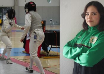 Sofía Guadarrama gana bronce en esgrima