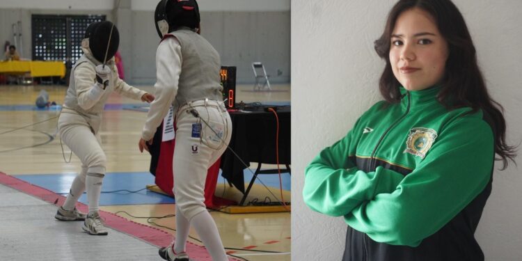 Sofía Guadarrama gana bronce en esgrima