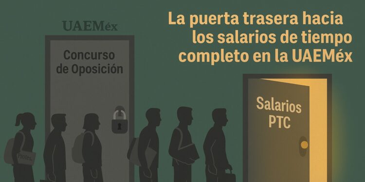 La puerta trasera hacia los salarios de élite en la UAEMéx