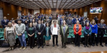 En este marco, el académico José Guadalupe Gandarilla Salgado dictó la conferencia “El pensamiento latinoamericano, su tradición ante tiempos de agresión imperialista”.