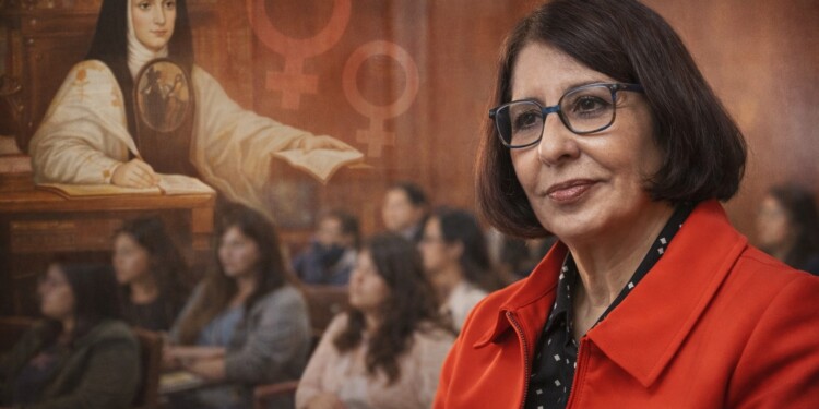 Kyra Galván reflexiona en la UAEMéx sobre la vigencia de Sor Juana y los retos actuales en el acceso igualitario a la educación.