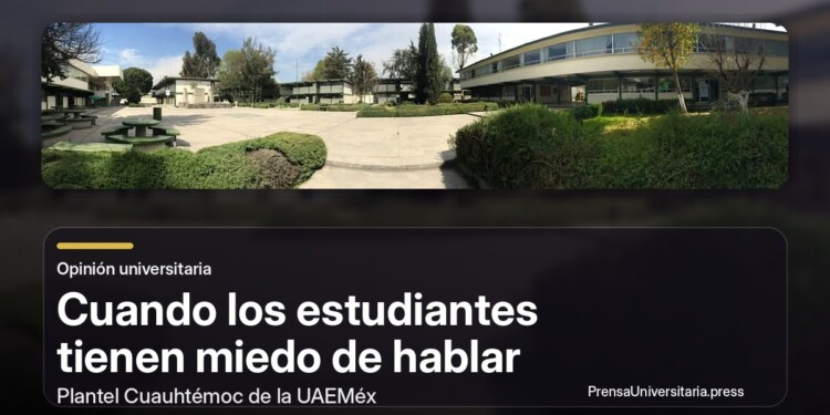 Estudiantes del Plantel Cuauhtémoc denuncian presuntas presiones y abren una reflexión sobre miedo, poder, rizomas y libertad en la UAEMéx.