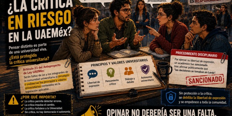 ¿La crítica está en riesgo en la reforma a la Ley de la UAEMéx?