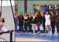 La danza aérea gana espacio en la UAEMéx como una alternativa de ejercicio que combina fuerza, flexibilidad, coordinación y movimientos acrobáticos.