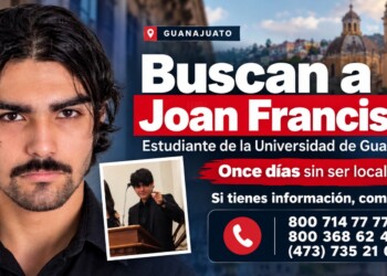 Once días sin Joan Francisco, estudiante de la Universidad de Guanajuato; activan búsqueda y crecen las preguntas sobre su desaparición