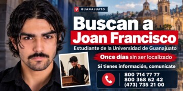 Once días sin Joan Francisco, estudiante de la Universidad de Guanajuato; activan búsqueda y crecen las preguntas sobre su desaparición
