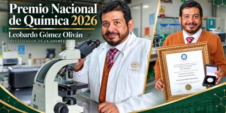 Leobardo Gómez Oliván, investigador de la UAEMéx, estudia sus efectos en los ecosistemas acuáticos. Su trayectoria fue reconocida con el Premio Nacional de Química 2026.