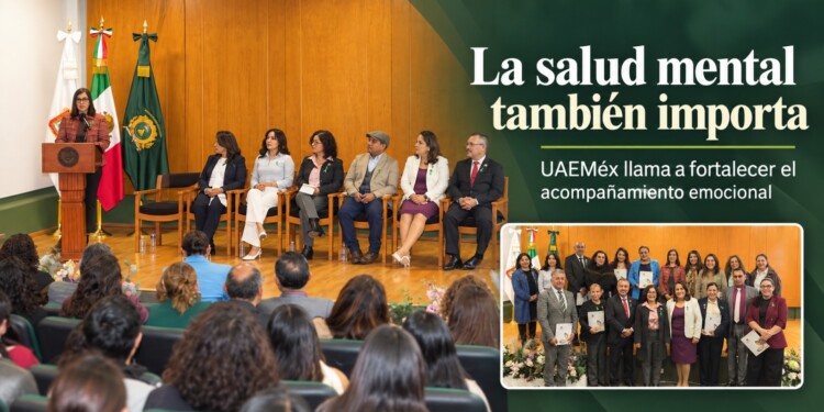 La UAEMéx llama a fortalecer la salud mental universitaria y difunde los servicios de orientación psicológica disponibles para su comunidad.
